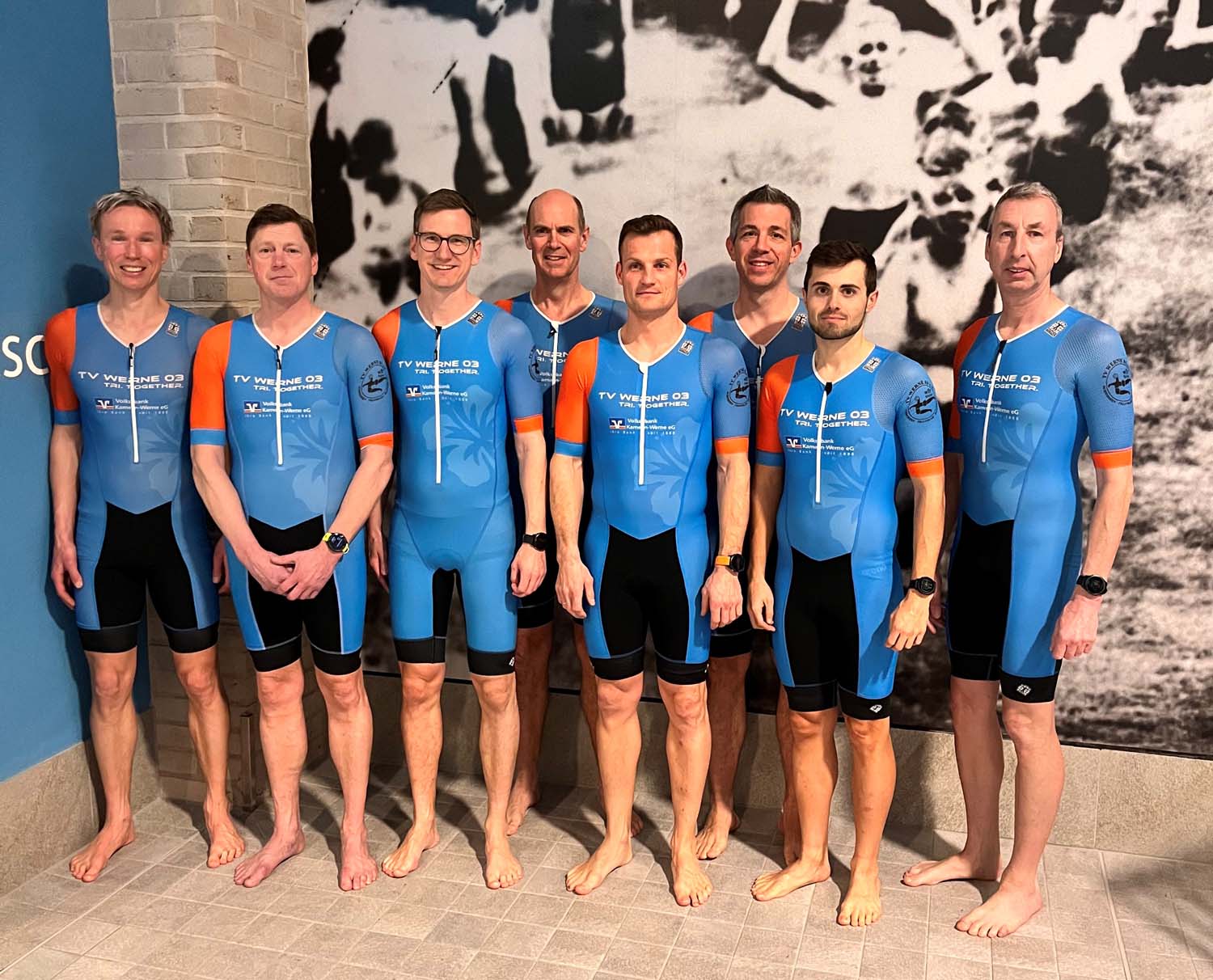 Die 1. Triathlon-Mannschaft blickt mit Vorfreude auf die neue Saison. Nur die Fußball-EM im Sommer bereitet Kopfschmerzen. Foto: privat