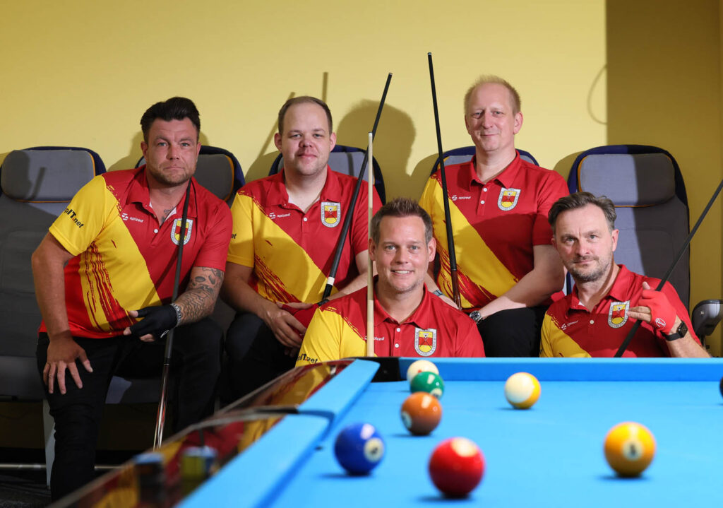 Poolbillard Zweite Mannschaft bewingt die