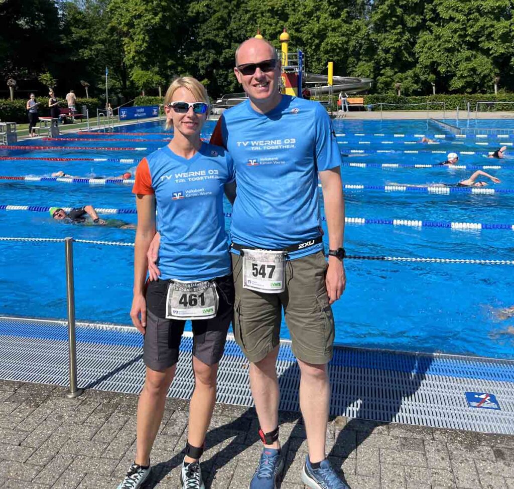 Ines und Sven Tollknäpper vor ihrem Start