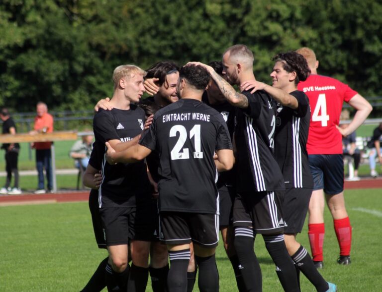 Eintracht Werne durfte im letzten Heimspiel der Saison 2023/24 wieder einmal jubeln. Archivfoto: Wagner