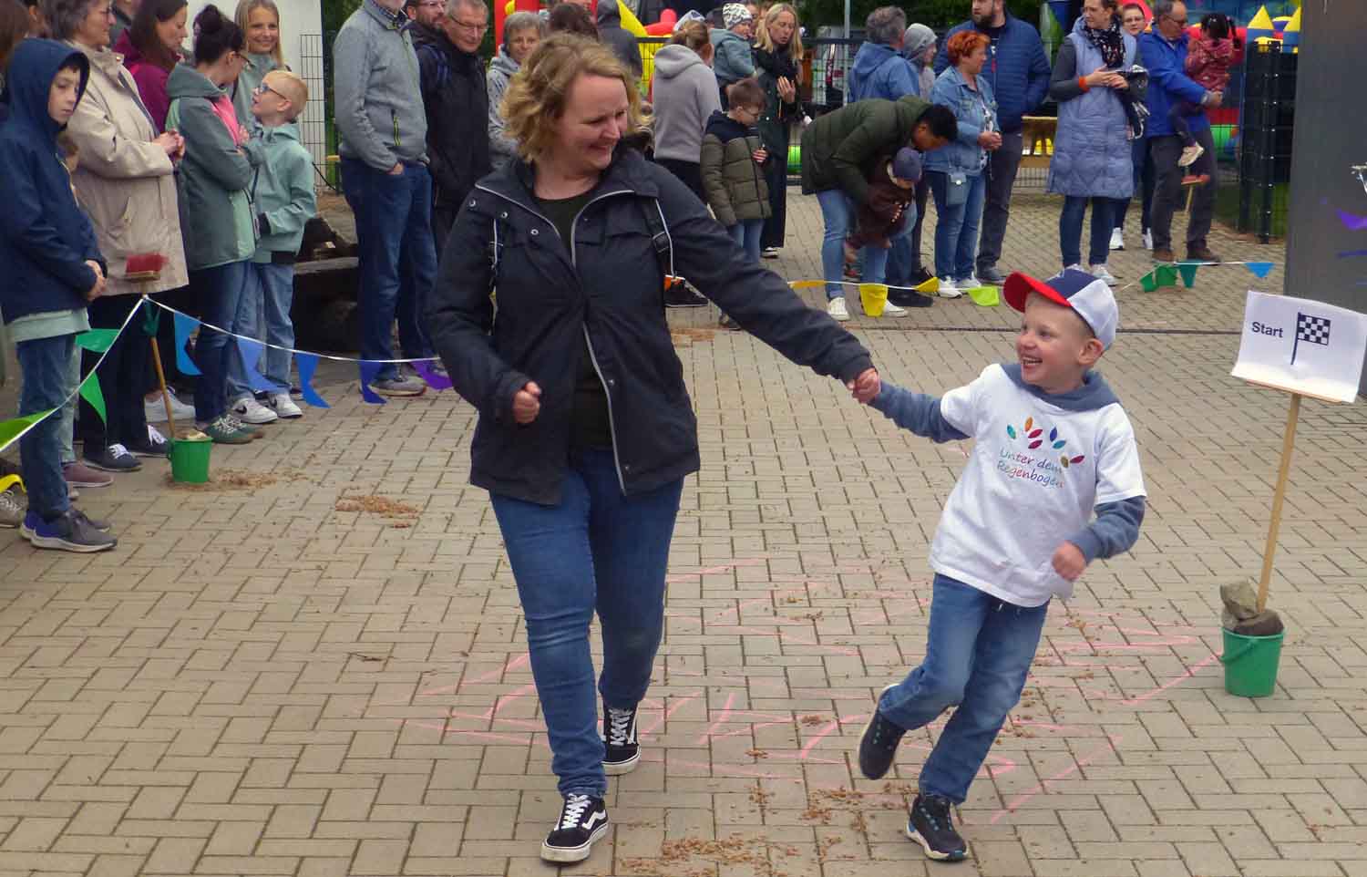 Der 1. Sponsorenlauf in der evangelischen Kita 