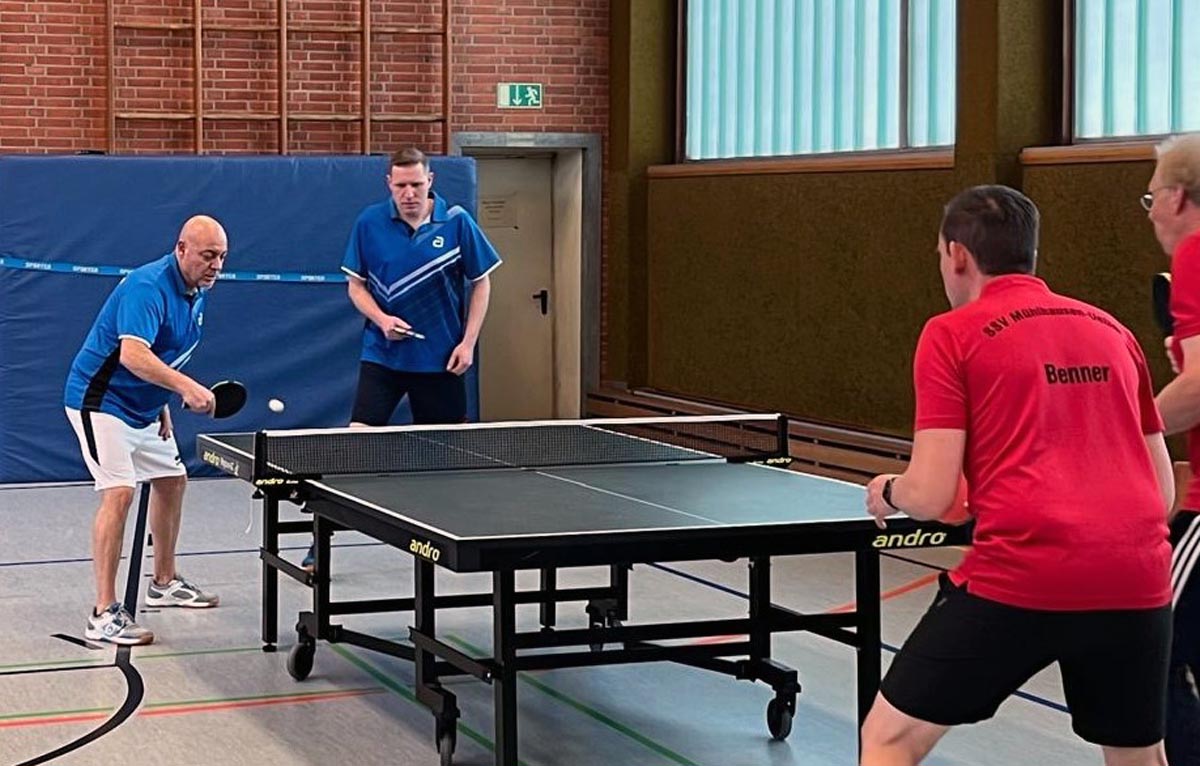 Das TTC-Doppel Düger/Jankord war am letzten Spieltag erfolgreich. Foto: privat