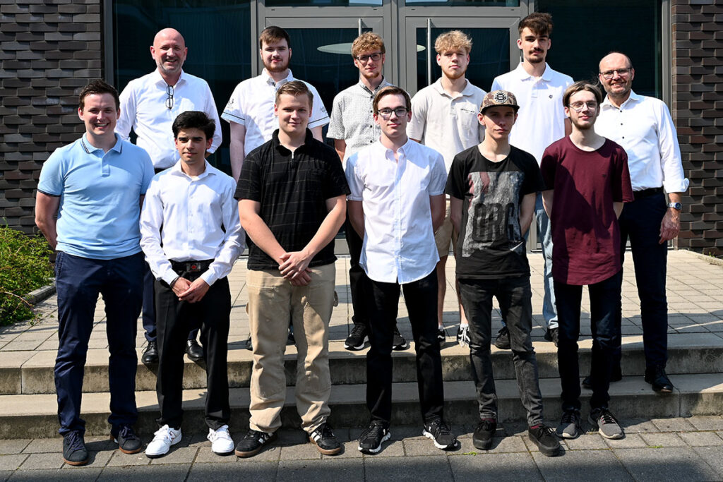 Die zweijährige Berufsfachschule mit dem Schwerpunkt Elektrotechnik absolvierte diese Klasse erfolgreich. Foto: MSW