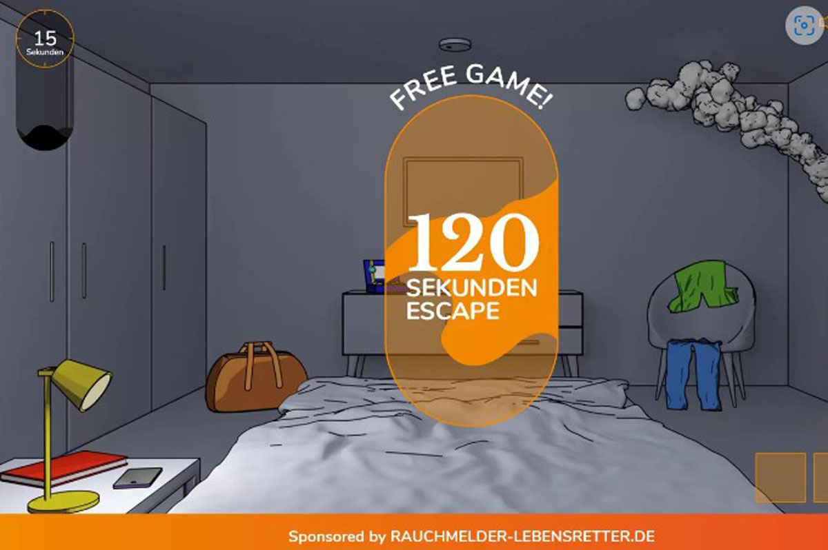 Das Online-Escape-Game bietet allen Altersgruppen eine spannende Möglichkeit, das Bewusstsein für Brandschutz zu schärfen und die richtigen Schritte im Ernstfall zu üben. Foto: FFW