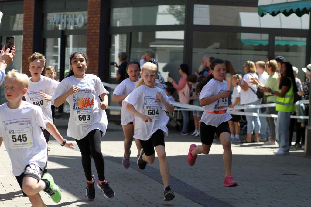 Stadtlauf Werne 2024 - Bambini und Schülerrennen - Foto: Wagner