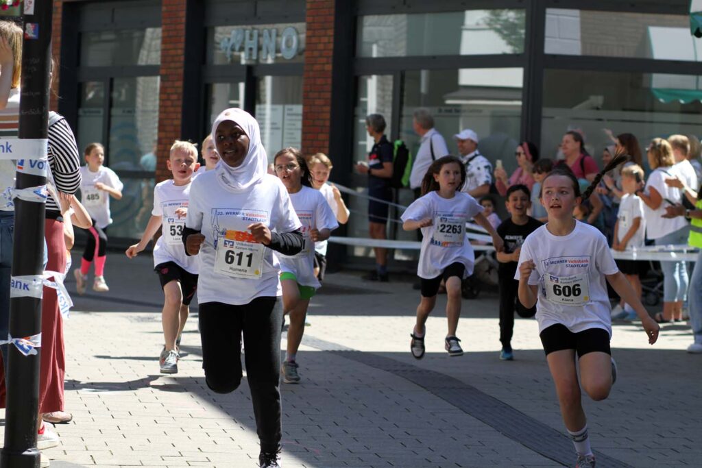 Stadtlauf Werne 2024 - Bambini und Schülerrennen - Foto: Wagner