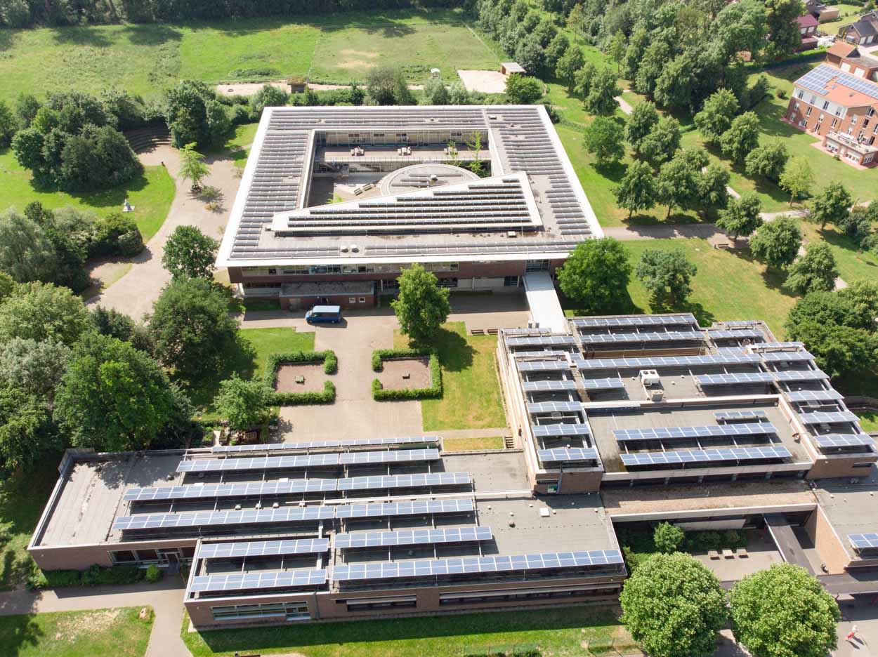 Die Johann-Conrad-Schlaun-Gesamtschule in Nordkirchen soll einen Anbau erhalten. Foto: Isabel Schütte