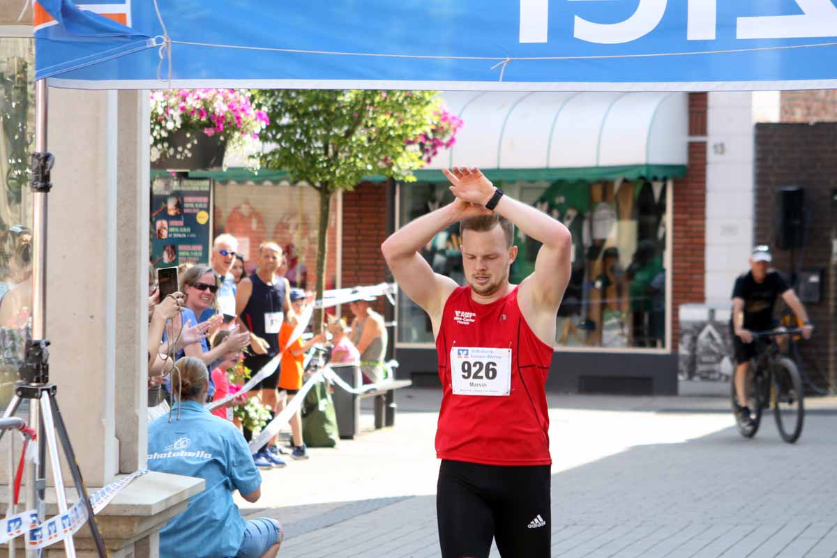 Seriensieger Marvin Pufahl geht beim Stadtlauf an diesem Samstag erneut als Favorit über fünf Kilometer ins Rennen. Archivfoto: Wagner