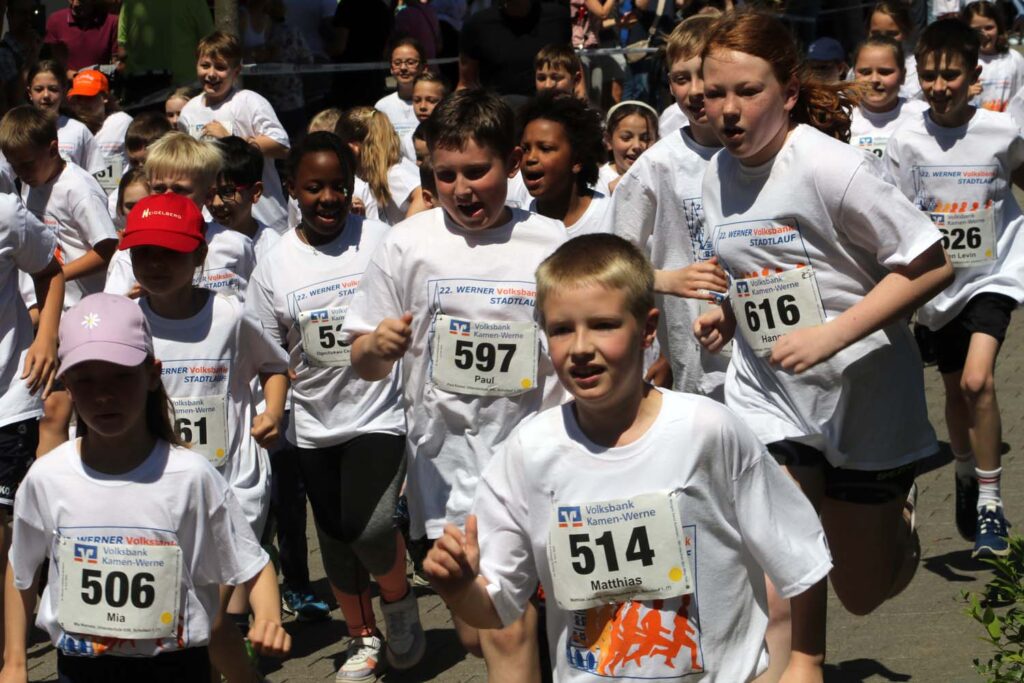 Stadtlauf Werne 2024 - Bambini und Schülerrennen - Foto: Wagner