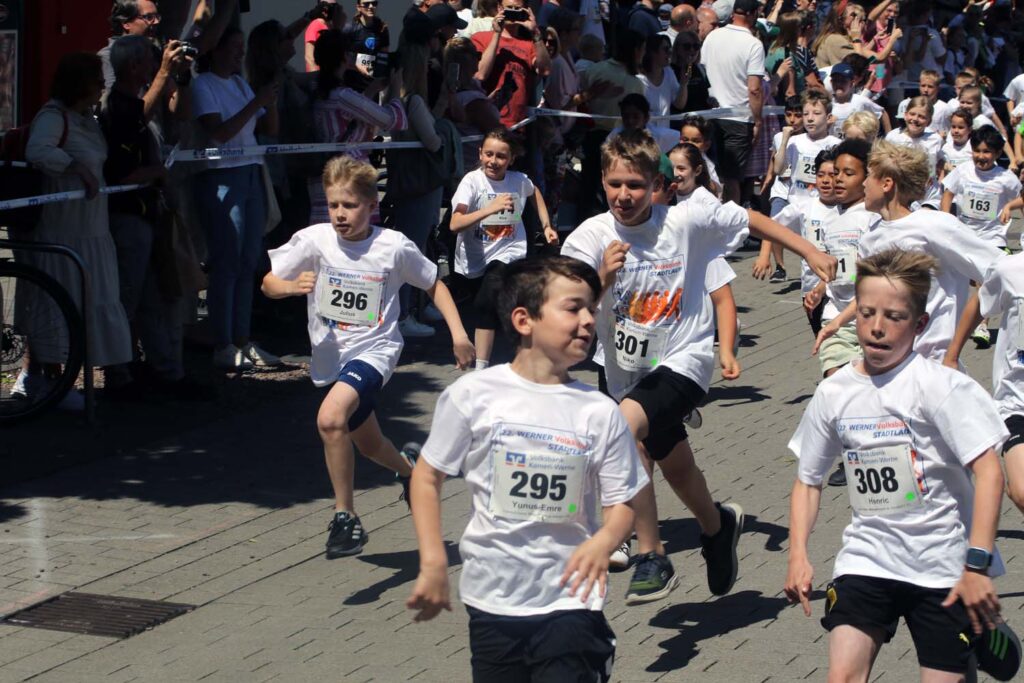 Stadtlauf Werne 2024 - Bambini und Schülerrennen - Foto: Wagner