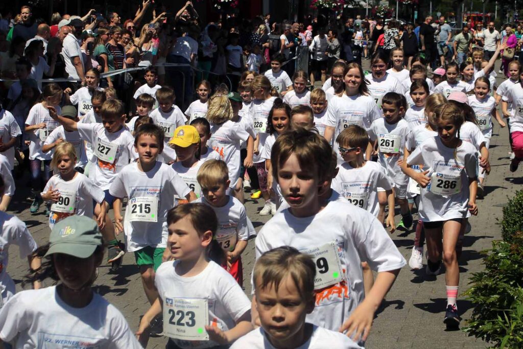 Stadtlauf Werne 2024 - Bambini und Schülerrennen - Foto: Wagner