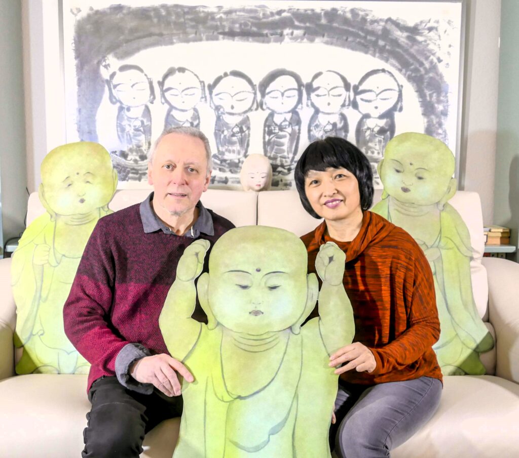 Die Privatsammlung Jizo-World von Clemens und Ryoko Schlüter aus Werne besteht sei 40 Jahren. Foto (Archiv): privat