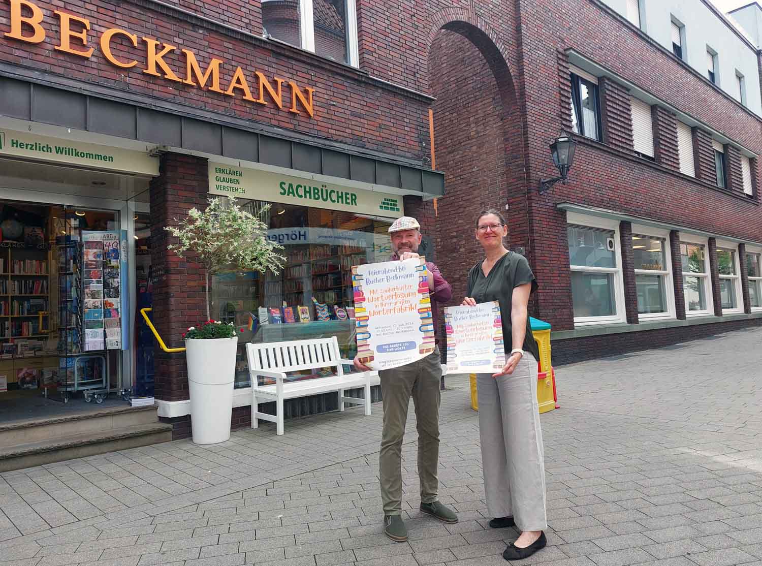 Hubertus Waterhues und Britta Löchter (Werne Marketing GmbH) freuen sich auf die dritte Ausgabe der Reihe 