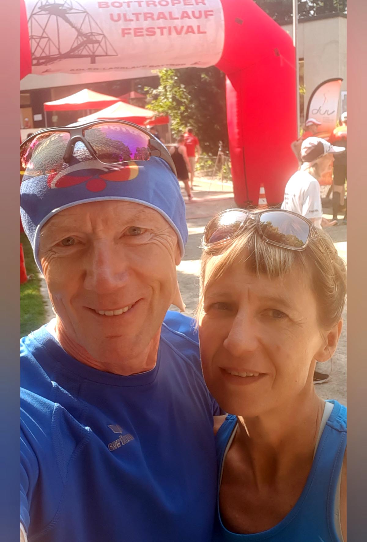 Susanne Wilde und Berthold Sobbe zeigten beeindruckende Leistungen beim Ultralauf-Festival in Bottrop. Foto: privat
