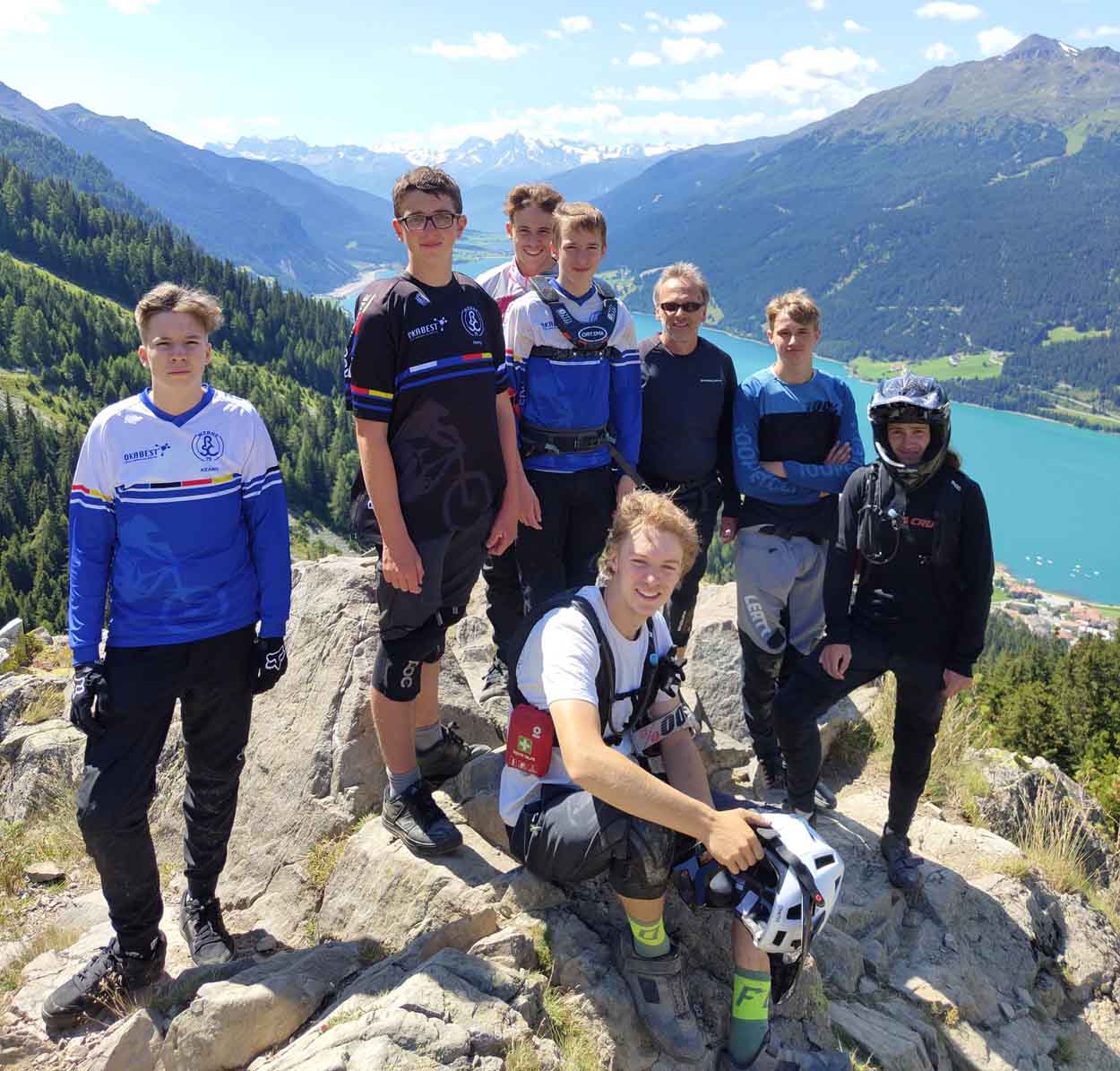Eine rundum gelungene Woche erlebte die MTB-Jugendgruppe des RSC Werne in Österreich. Fotos: privat