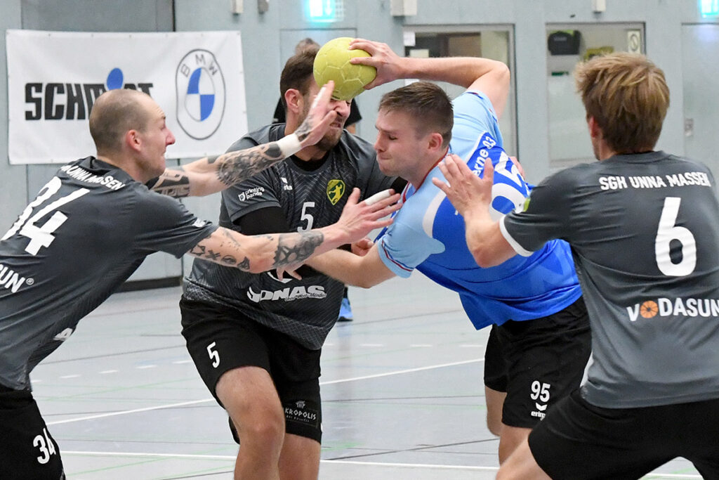 Thorben Strunck war mit neun Toren bester Werfer des TV Werne. Foto: MSW