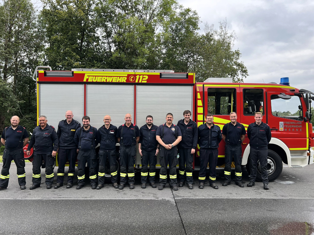 Sicherheit am Steuer der Einsatzfahrzeuge trainierten zwölf Kameraden der Freiwilligen Feuerwehr Werne. Fotos: FFW
