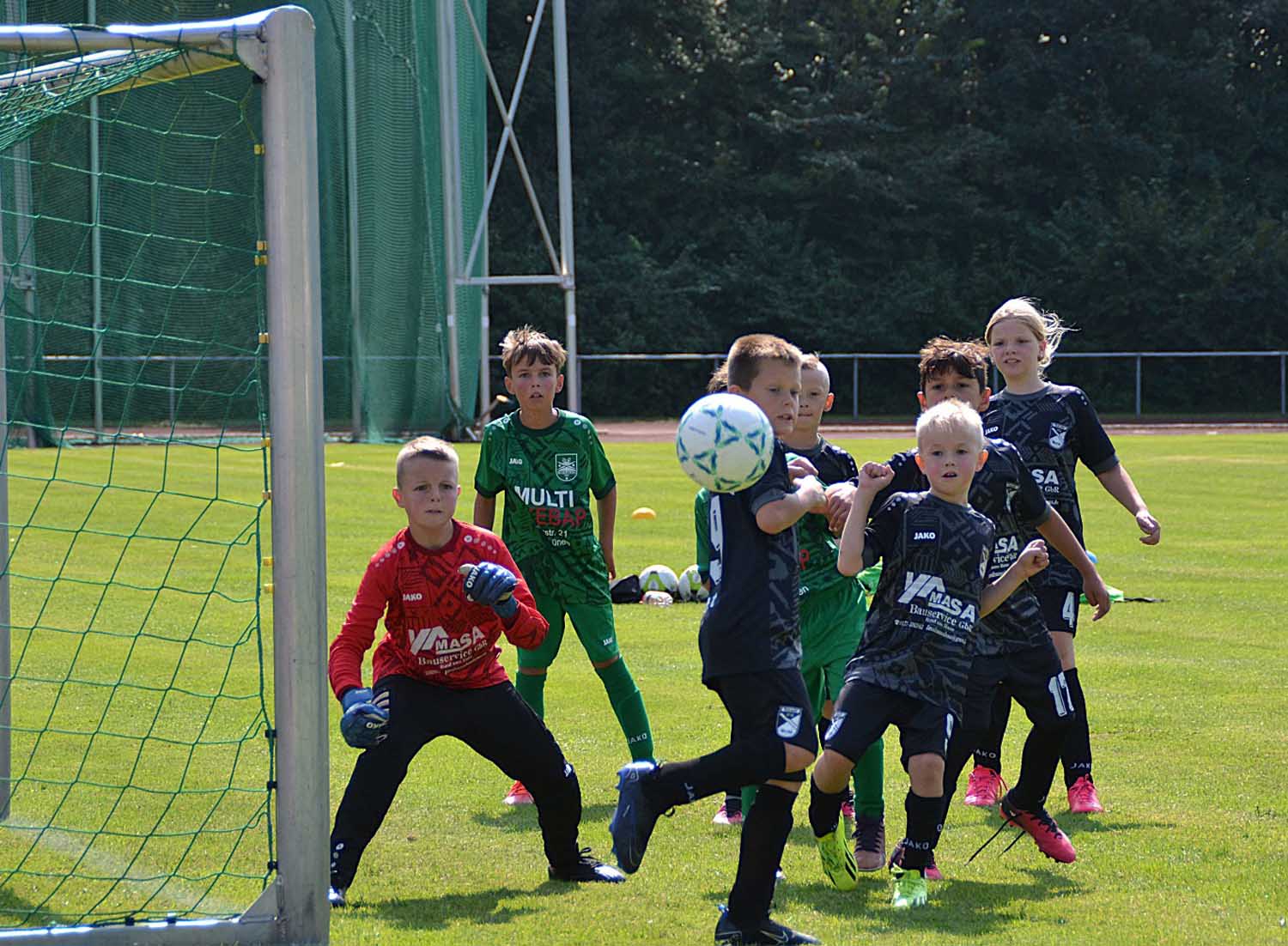 Viel los war beim 1. Offenen Jugendtag von Eintracht Werne im Sportzentrum Dahl. Fotos: privat