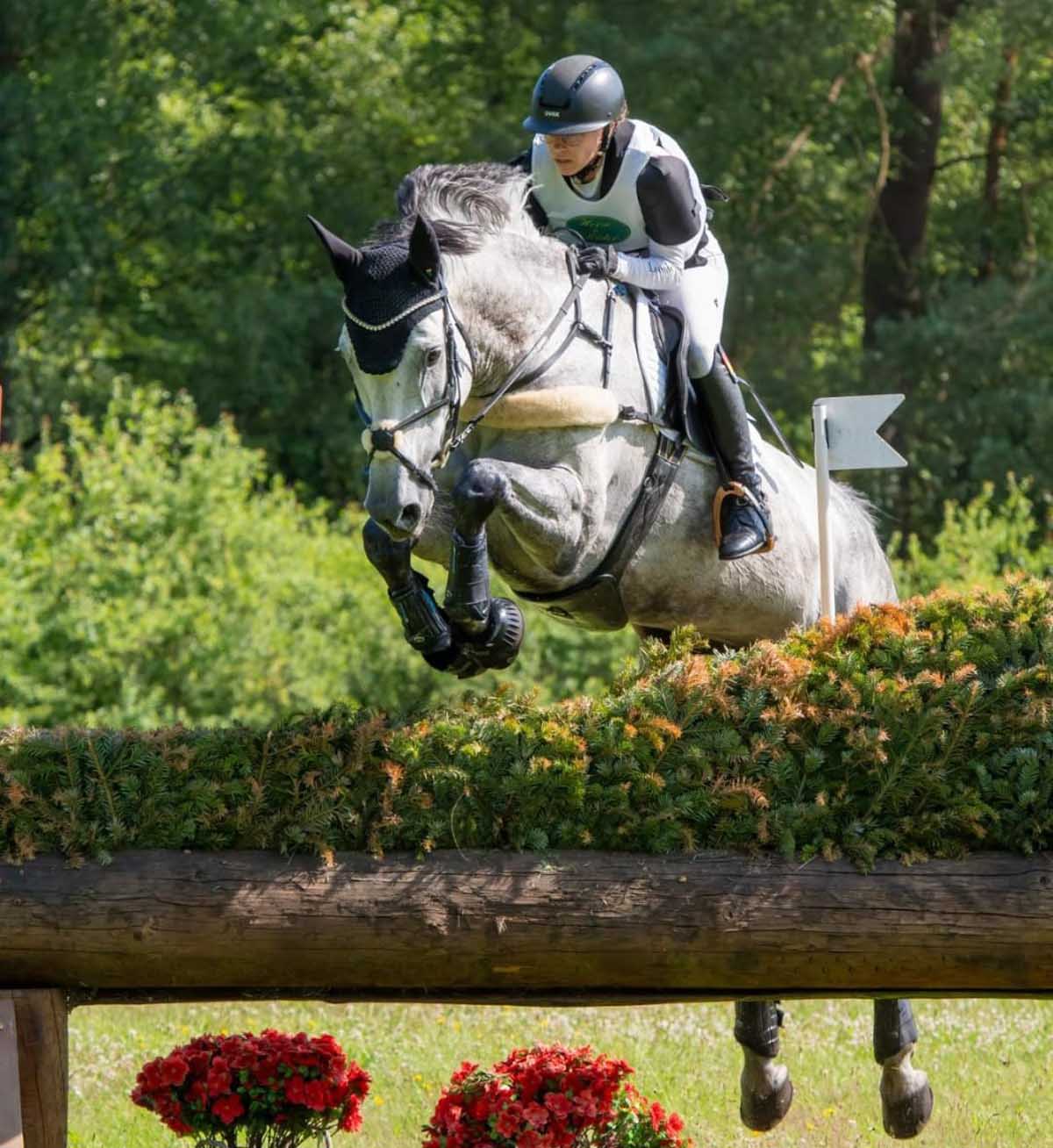 Leonie Vehring zeigte auf Coraleen eine starke Leistung in Belgien. Foto: privat