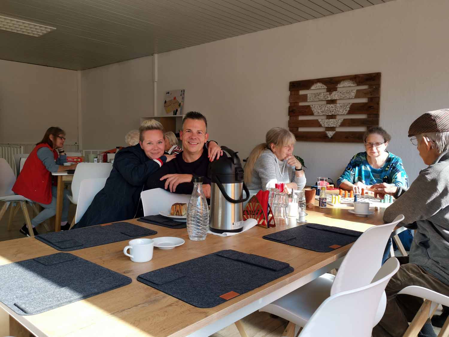 In der Suppenküche des Vereins 