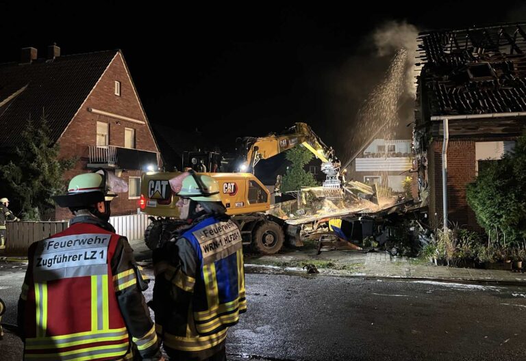 Ein kräftezehrender Einsatz für die Feuerwehr ereignete sich Ende Oktober an der Körnerstraße in Werne-Mitte. Foto: FFW