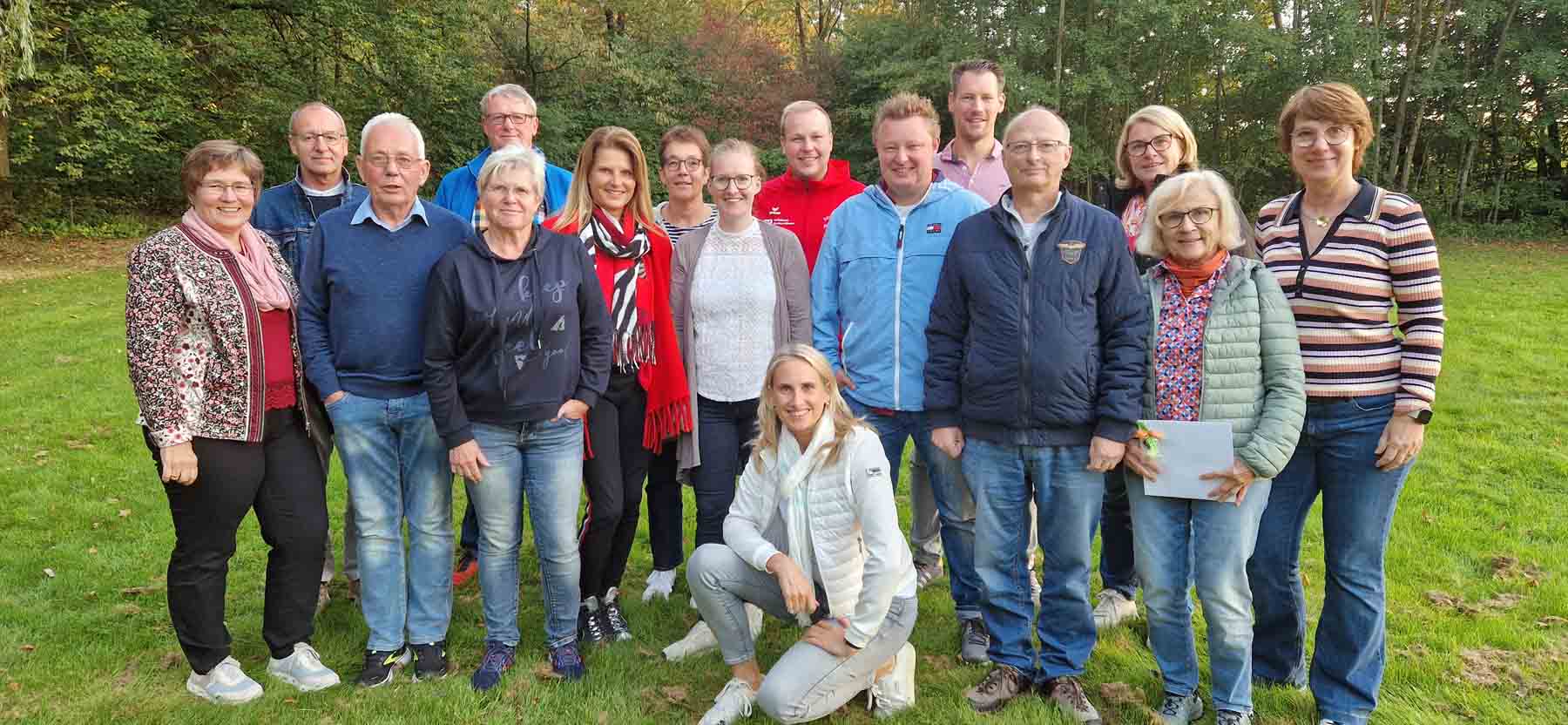 Zum Abschluss der Sportabzeichen-Saison kamen SSV-Vorstand und Prüferteam zusammen. Foto: SSV