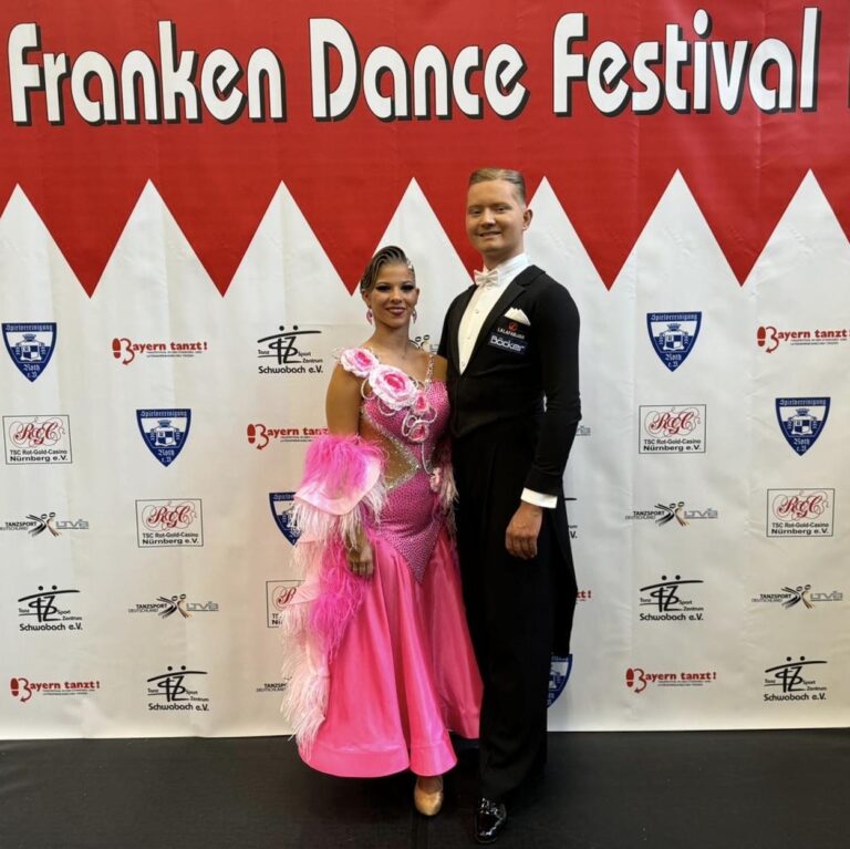 Maryam und Jannis Reher setzten auch in Franken tänzerische Glanzlichter. Foto: privat