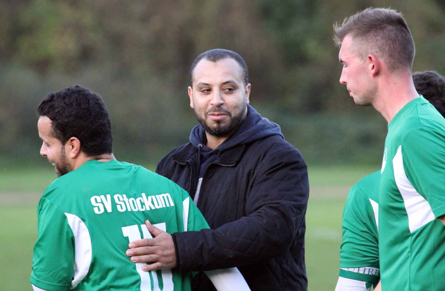 Stockums Trainer Yassine Najih stellte sich als Ersatztorwart zur Verfügung. Seine Mannschaft dankte ihm das mit der besten Leistung seit vielen Wochen. Archivfoto: Wagner