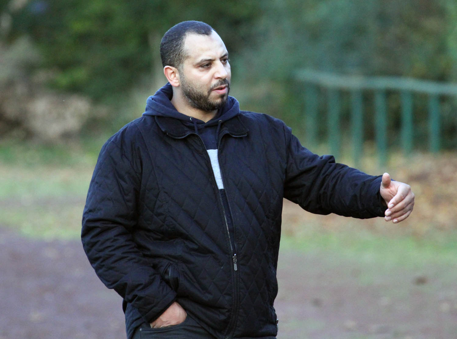 Stockums Trainer Yassine Najih bekam für das Nachholspiel in Heessen keine Mannschaft zusammen. Die Punkte gingen kampflos an den Gegner. Archivfoto: Wagner