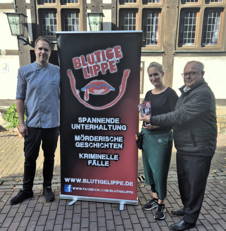 Das Krimi-Kabarett "Mord in drei Gängen" steht in der Reihe "Blutige Lippe" im Hotel-Restaurant Baumhove auf der Speisekarte. Foto: privat