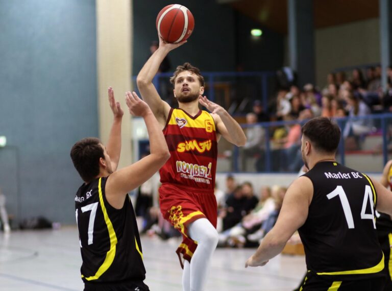 Felix Blome war einer der besten Spieler der LippeBaskets am Samstagabend gegen den Marler BC. Foto: Wagner