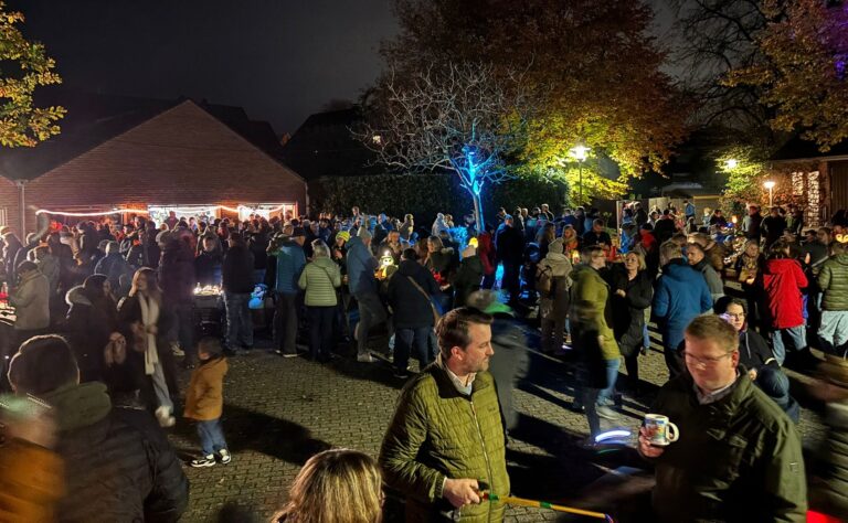 Der Martinsumzug in Stockum war diesmal besonders gut besucht. Foto: privat