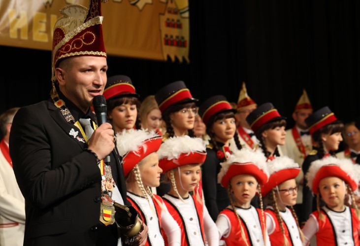Karneval 2024/25 in Werne: Prinzenproklamation im Kolpingsaal