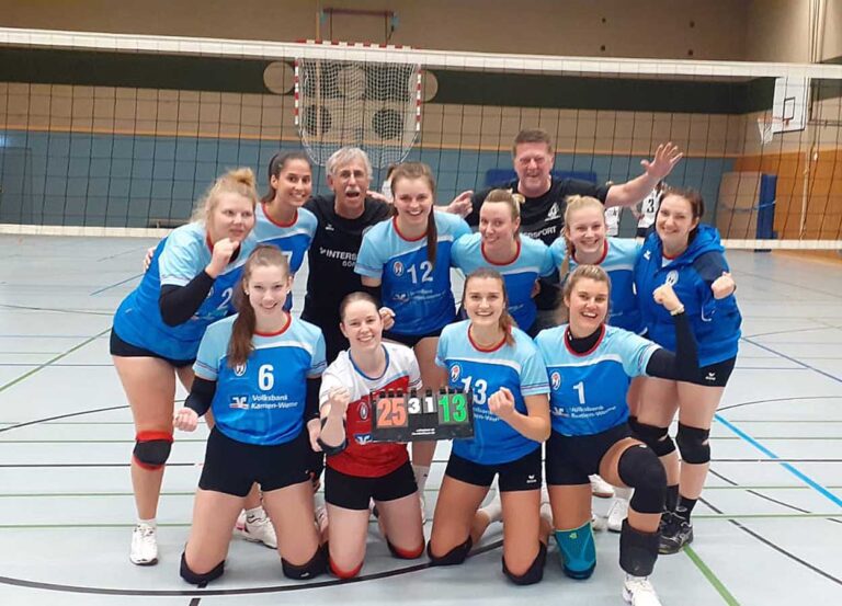 Die Oberliga-Volleyballerinnen des TV Werne haben einen wichtigen Auswärtssieg gefeiert. Foto: Kollhoff