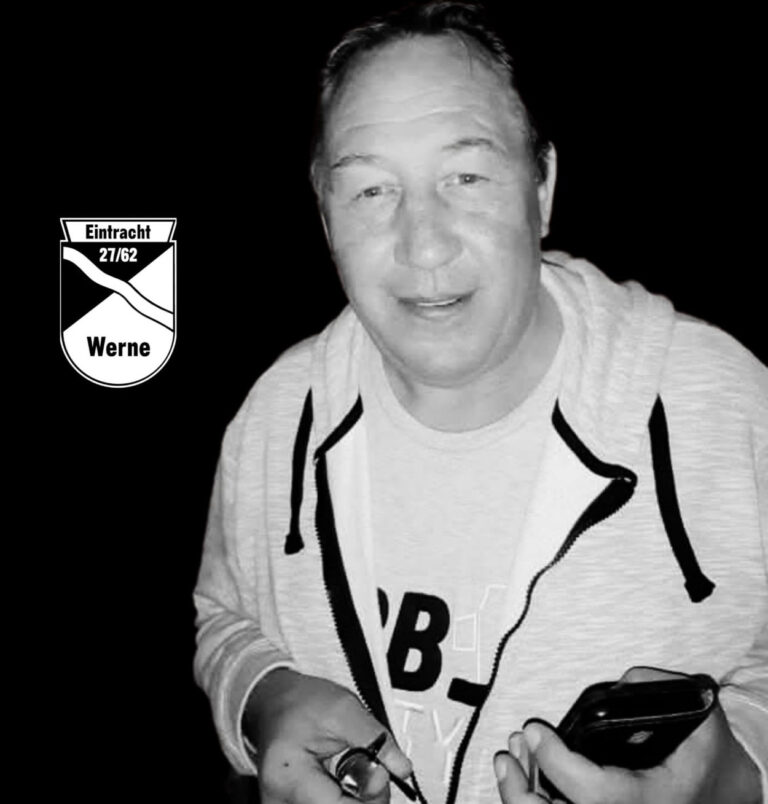 Michael Weinert, eng verbunden mit Eintracht Werne, ist tot. Foto: Verein