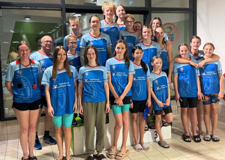 Sehr erfolgreich waren die Schwimmerinnen und Schwimmer der TV Werne Wasserfreunde in Lünen unterwegs. Foto: Verein