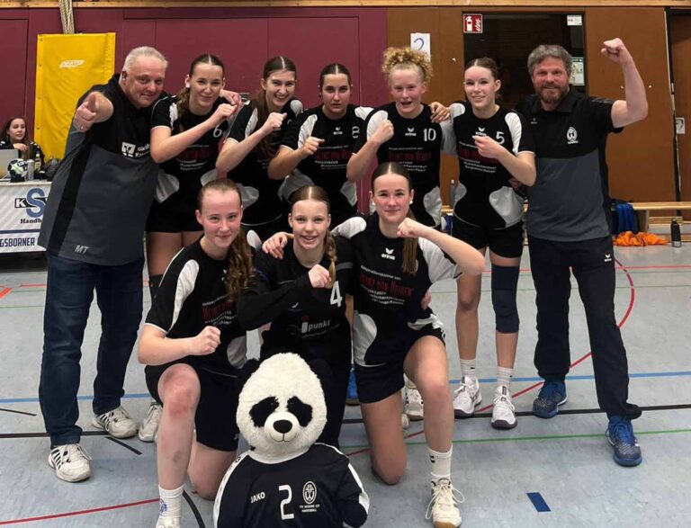 Wieder jubeln durfte die jungen Handballerinnen des TV Werne 03. Foto: privat