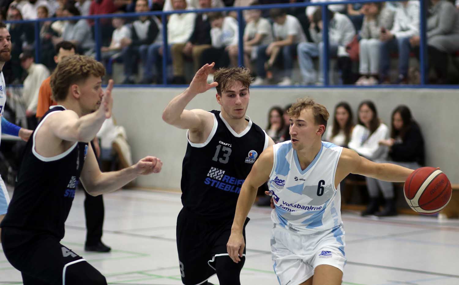 Nico Funk steuerte wichtige Punkte zum Auswärtssieg der LippeBaskets in Dortmund bei. Archivfoto: Wagner