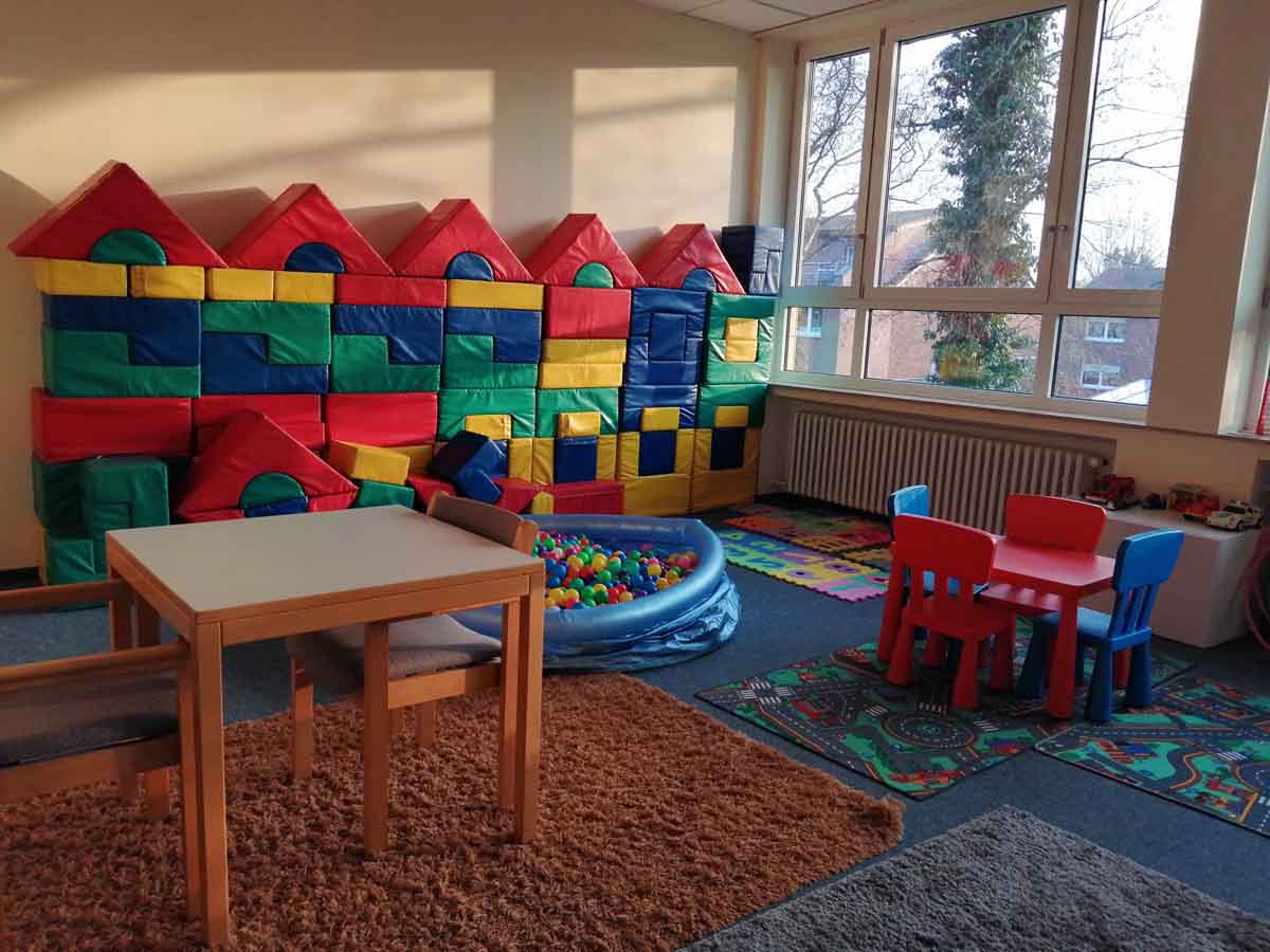 Ein Raum im Jugendzentrum Paradise in Stockum. Dort wurde eingebrochen. Archivfoto: Volkmer