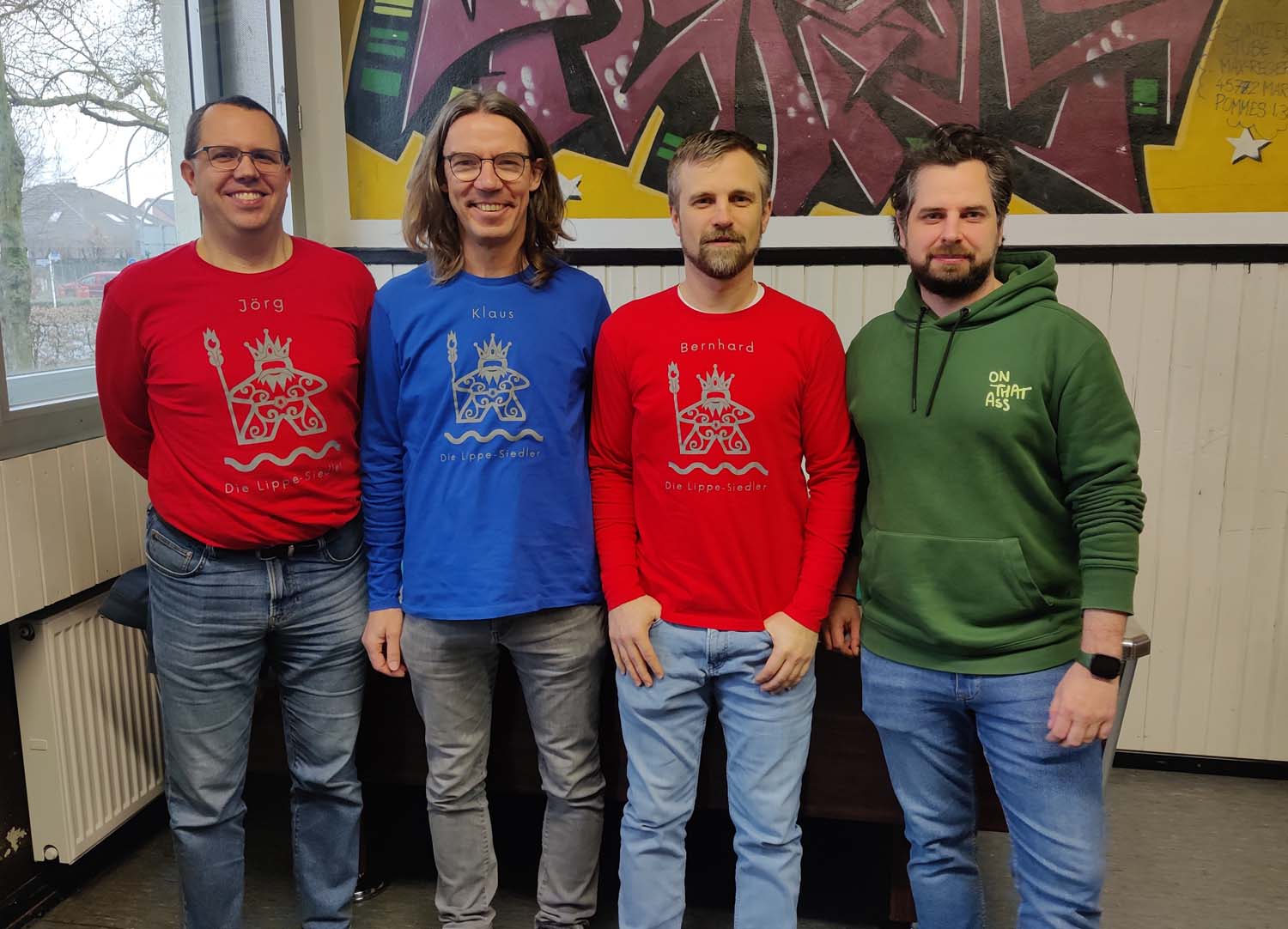 Freuten sich über den großen Erfolg (von links): Jörg Kreienbaum-Bülau, Klaus Niemann, Bernhard Rimatzki und Mathias Grunwald. Foto: Marcus Gäßner