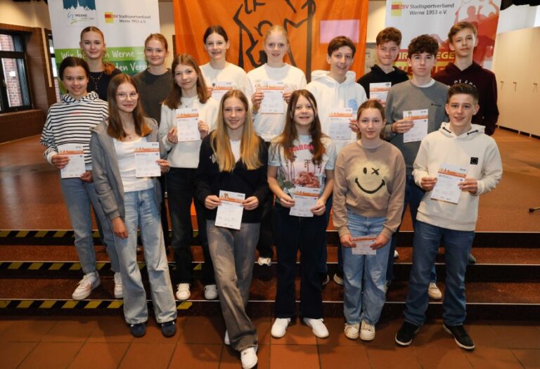 Sportabzeichen-Verleihung am Gymnasium St. Christophorus