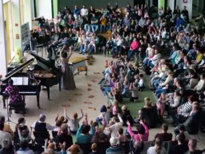 Die Musikfreunde Werne konnten sich zum Abschluss ihrer Saison 2024/25 über ein volles Haus freuen. Foto: Schwarze