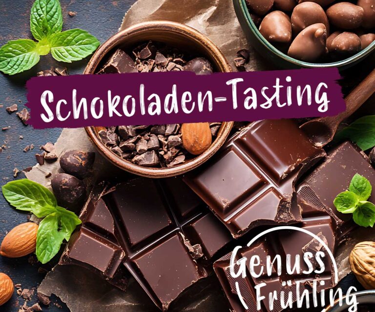 Zahlreiche Probieraktionen, unter anderem für Schokolade, Wein, Bier oder Lakritz, warten beim Genussfrühling. Sichern Sie sich ihr Wunschtasting dank des Gewinnspiels. Foto: Werne Marketing