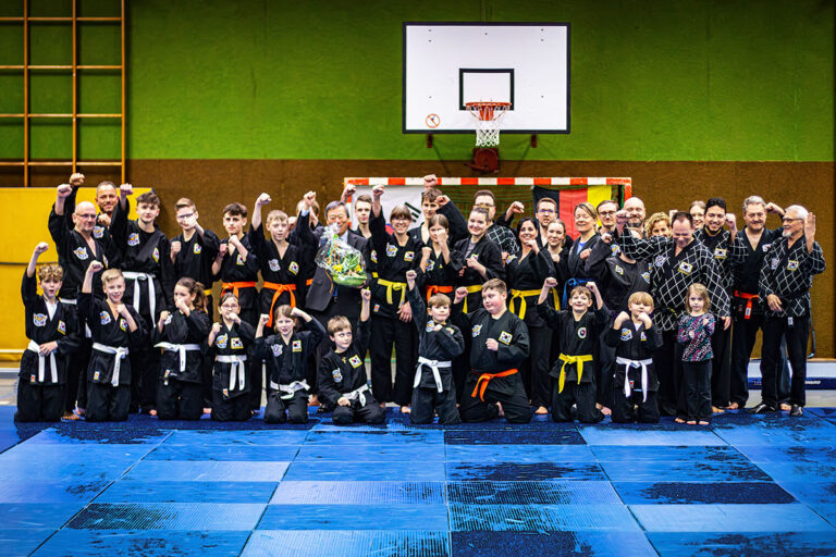 Ein besonderes Ereignis war für die HapKiDo-Schüler*innen der Besuch des koreanischen Großmeisters Yong-Seok Chung in Werne. Foto: WSC
