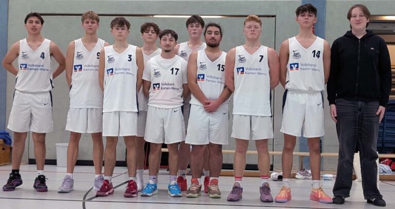 Die U18-Mannschaft der LippeBaskets Werne spielt am Samstag um den Oberliga-Titel. Foto: Verein