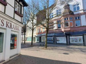 Fotohaus Kraak, Leenders, Adam - der untere Teil der Bonenstraße weist zahlreiche Leerstände auf. Foto: Wagner