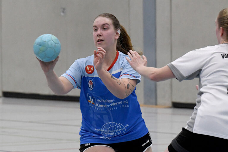 Der TV Werne besiegte den Hammer SC auswärts mit 23:10. Beste Torschützin war Gina Saarbeck mit 6 Toren. Archivfoto: MSW