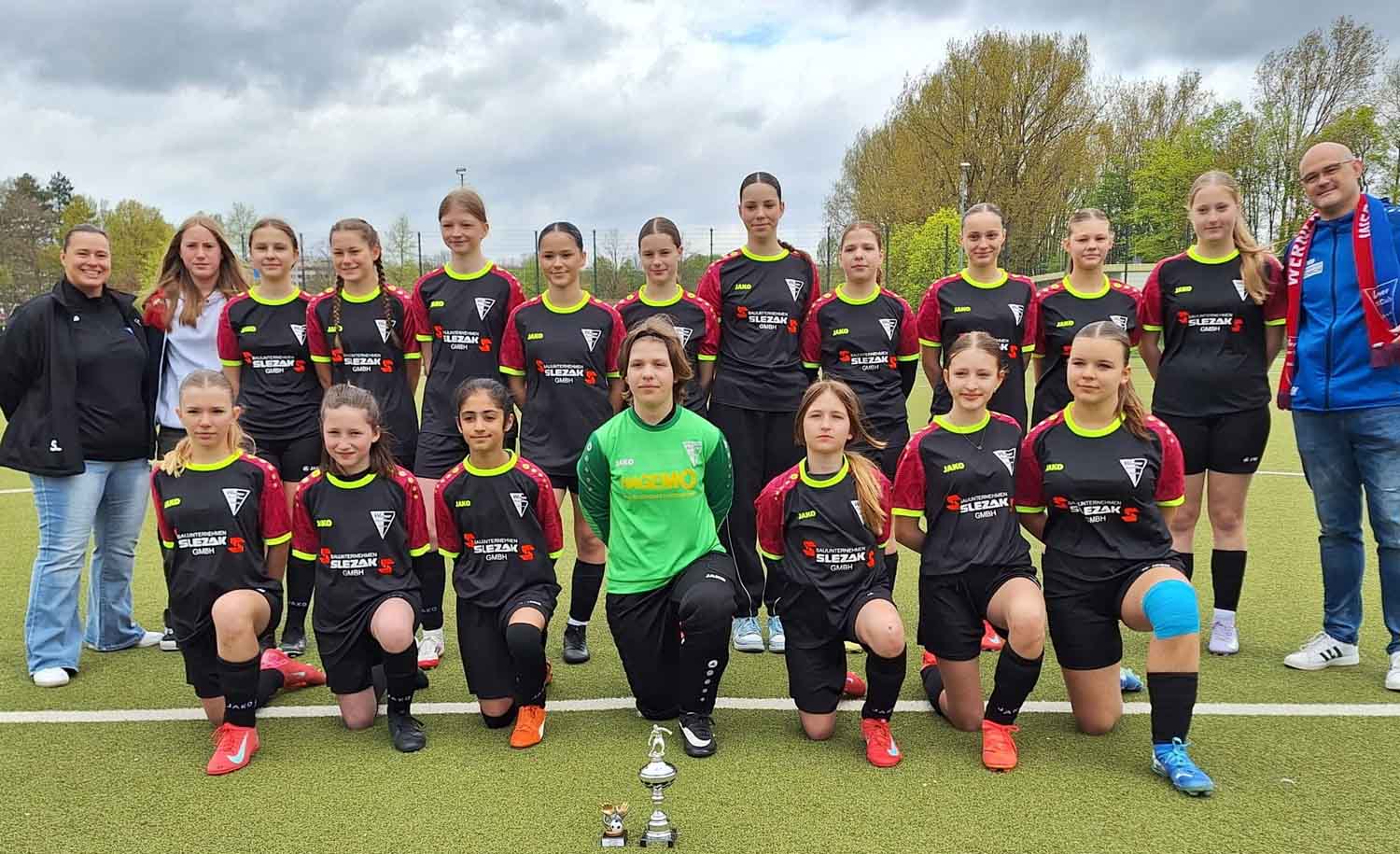 Die C-Juniorinnen des Werner SC befinden sich im Aufwärtstrend. Foto: Verein
