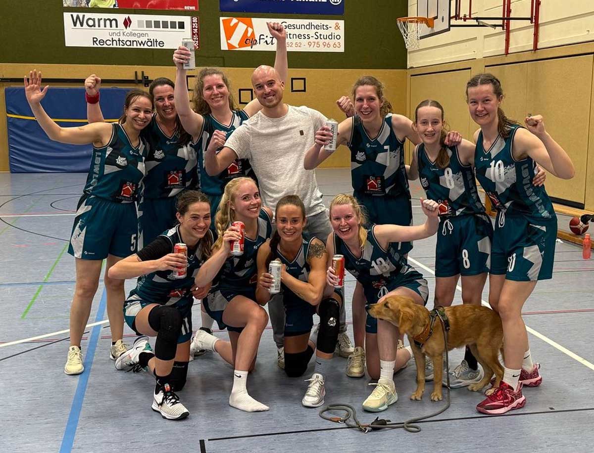 Die Damen der LippeBaskets Werne schlossen die Saison mit einem Sieg und als Vize-Meister ab. Foto: Verein