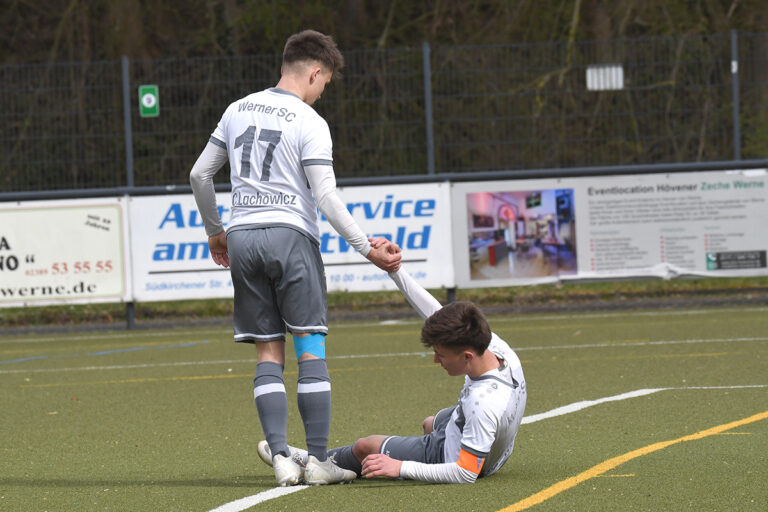 Bislang verlief die Rückrunde für den Werner SC vielversprechend, doch in Gemen gab es für Colin (links) und Yannick Lachowicz einen herben Dämpfer. Archivfoto: MSW